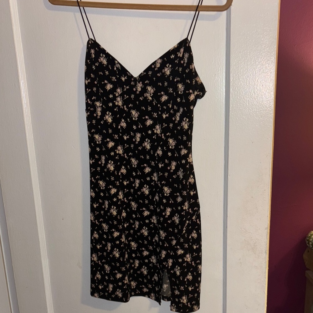 Windsor Black Floral Mini Dress